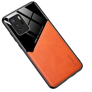 huismerk Voor Xiaomi Redmi Note 10 Pro 5G All-inclusive Leather + Organic Glass Beschermhoes met metalen ijzeren blad