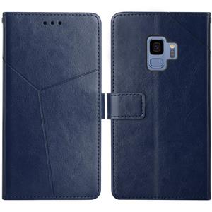 huismerk Voor Samsung Galaxy S9 Y Stitching Horizontale Flip Lederen Case met Houder & Card Slots & Portemonnee & Fotolijst