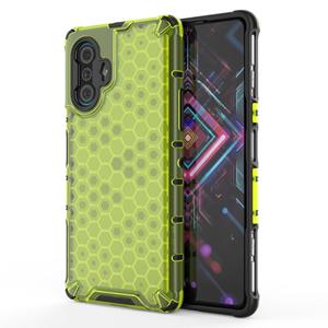 huismerk Voor Xiaomi Redmi K40 Gaming Shockproof Honeycomb PC + TPU-beschermhoes