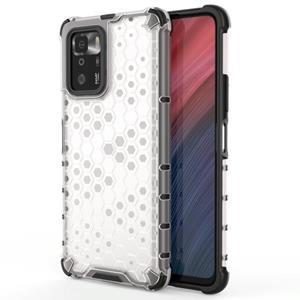 huismerk Voor Xiaomi Redmi Note 10 Pro 5G Shockproof Honeycomb PC + TPU beschermhoes