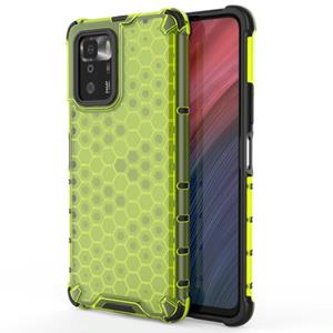 huismerk Voor Xiaomi Redmi Note 10 Pro 5G Shockproof Honeycomb PC + TPU beschermhoes