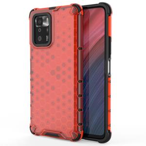 huismerk Voor Xiaomi Redmi Note 10 Pro 5G Shockproof Honeycomb PC + TPU-beschermhoes