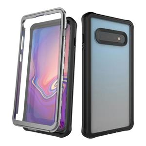 huismerk Voor Samsung Galaxy S10 Waterdichte stofdichte schokbestendige transparante acryl beschermhoes