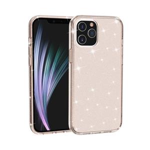 huismerk Voor iPhone 12 mini Shockproof Terminator Style Glitter Powder Protective Case(Goud)