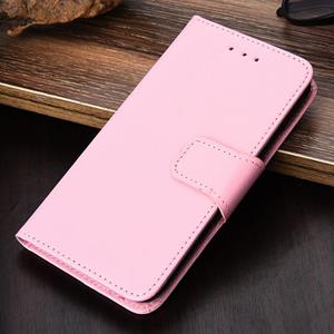 huismerk Voor Xiaomi Redmi K40 Gaming Crystal Texture Horizontale Flip Leren Case met Houder & Card Slots & Wallet (Pink)