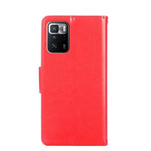 huismerk Voor Xiaomi Redmi Note 10 Pro (China) Crystal Texture Horizontale Flip Lederen Case met Houder & Card Slots & Portemonnee