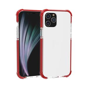 huismerk Voor iPhone 12 mini Schokbestendige TPU + acryl beschermhoes(Rood)