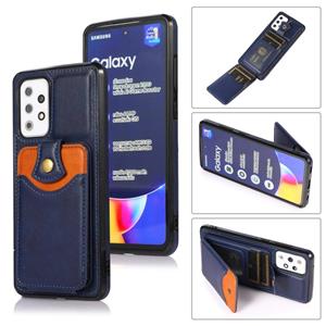 huismerk Voor Samsung Galaxy A52 5G Zachte Huid Lederen Portemonnee Bag Telefoon Case