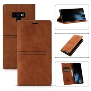 huismerk Voor Samsung Galaxy Note9 Droom Magnetische Zuigbedrijf Horizontale Flip PU Lederen Case met Houder & Card Slot & Portemonnee (Bruin)