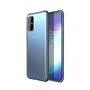 huismerk Voor Galaxy S20+ Vierhoekschokbestendige TPU + PC Beschermhoes(Groen)