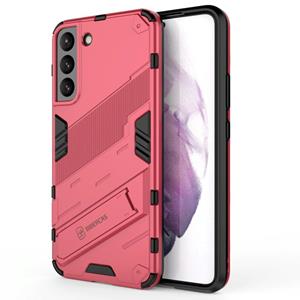 huismerk Voor Samsung Galaxy S22 + 5G Punk Armor 2 in 1 PC + TPU-schokbestendige telefoonhoesje met onzichtbare houder