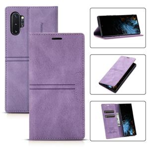 huismerk Voor Samsung Galaxy Note10 Droom Magnetische Zuigbedrijf Horizontale Flip PU Lederen Case met Houder & Card Slot & Portemonnee (Paars)