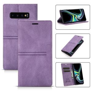 huismerk Voor Samsung Galaxy S10 Droom Magnetische Zuigbedrijf Horizontale Flip PU Lederen Case met Houder & Card Slot & Portemonnee (Paars)