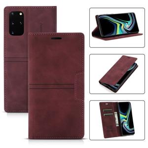 huismerk Voor Samsung Galaxy S20 Droom Magnetische Zuigbedrijf Horizontale Flip PU Lederen Case met Houder & Card Slot & Portemonnee (Wijnrood)