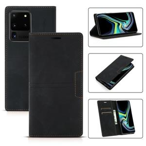 huismerk Voor Samsung Galaxy S20 Ultra Dream Magnetische Zuigbedrijf Horizontale Flip PU Lederen Case met Houder & Card Slot & Portemonnee (Zwart)