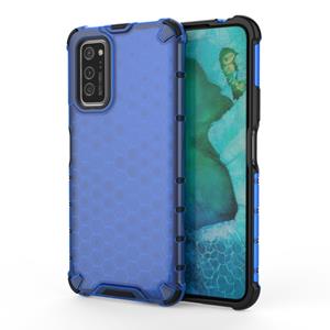 huismerk Voor Galaxy S20+ Shockproof Honeycomb PC + TPU Case(Blauw)