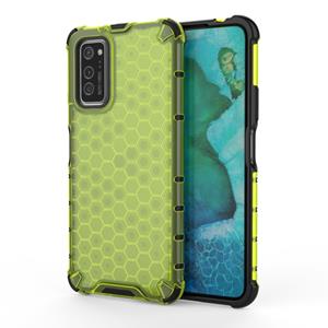 huismerk Voor Galaxy S20+ Shockproof Honeycomb PC + TPU Case(Groen)