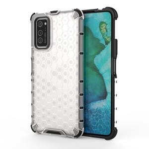 huismerk Voor Galaxy S20+ Shockproof Honeycomb PC + TPU Case(White)