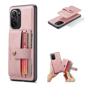 Voor Xiaomi Redmi K40 / K40 pro Jeehood RFID blokkeren anti-diefstal portemonnee telefooncase