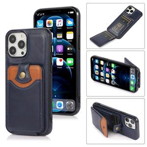 huismerk Zachte huid lederen portemonnee tas telefooncase voor iphone 13 pro max