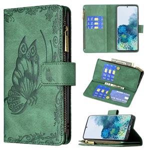 huismerk Voor Samsung Galaxy S20 Plus Flying Butterfly Embossing Pattern Rits Horizontale Flip Leren Case met Houder & Card Slots & Portemonnee