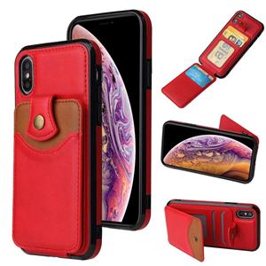 huismerk Zachte huid lederen portefeuille tas telefooncase voor iPhone XS max