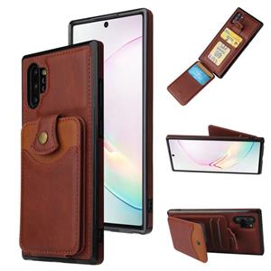 huismerk Voor Samsung Galaxy Note10 + zachte huid lederen portefeuille tas telefooncase