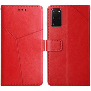 huismerk Voor Samsung Galaxy S20 + Y Stitching Horizontale Flip Lederen Case met Houder & Card Slots & Portemonnee & Photo Frame