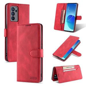 Voor OPPO RENO6 PRO 5G AZNS DREAM II SKIN FEEL PU + TPU Horizontale Flip Lederen Case Met Houder & Card Slots & Portemonnee