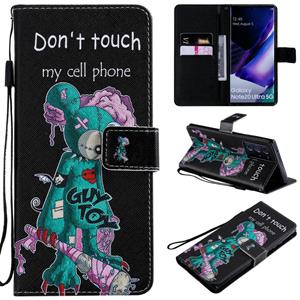 huismerk Voor Samsung Galaxy Note 20 Ultra Painting Horizontale Flip Lederen Case met Holder & Card Slot & Lanyard(Cyclops)