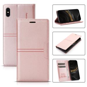 huismerk Droom Magnetische Zuigbedrijf Horizontale Flip PU Lederen Case met Houder & Card Slot & Portemonnee voor iPhone XS MAX (ROSE GOUD)