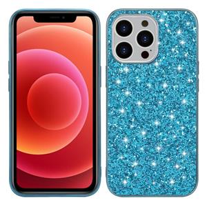 huismerk Glitter Poeder Shockproof TPU-beschermhoes voor iPhone 13