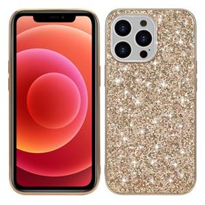 huismerk Glitter poeder shockproof tpu beschermhoes voor iPhone 13 pro max