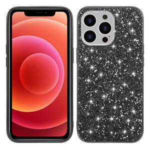 huismerk Glitter poeder shockproof tpu beschermhoes voor iPhone 13 pro max