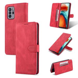 Voor Xiaomi Redmi Note 10 PRO 5G / POCO X3 GT AZNS DREAM II SKIN FEEL PU + TPU Horizontale Flip Lederen Case Met Houder & Card Slots & Portemonnee