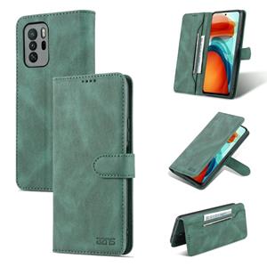 Voor Xiaomi Redmi Note 10 PRO 5G / POCO X3 GT AZNS DREAM II SKIN FEEL PU + TPU Horizontale Flip Lederen Case met Houder & Card Slots & Portemonnee