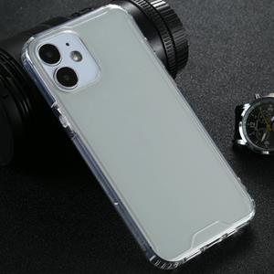 Huismerk Vierhoekige schokbestendige transparante TPU + pc-beschermhoes voor iPhone 12 mini