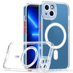 huismerk Cat-Eye TPU + Acrylic Magsafe Telefooncase voor iPhone 13