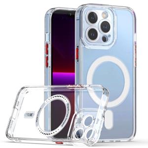 huismerk CAT-EYE TPU + Acrylic Magsafe Telefoonhoes Voor iPhone 13 Pro