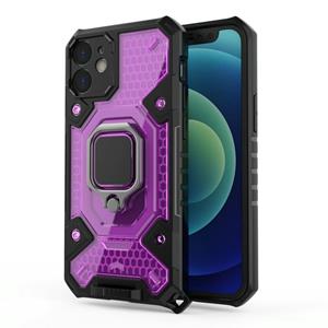 huismerk Voor iPhone 12 mini Space PC + TPU Beschermhoes (paars)