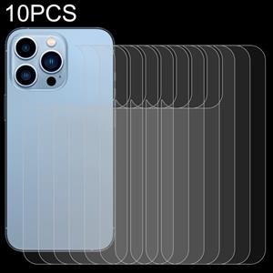 huismerk 10 stks 0.26mm 9H 2.5D Gehard Glass Back Film voor iPhone 13 Pro