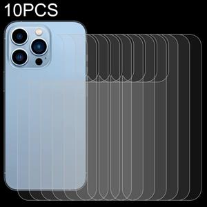 huismerk 10 stks 0.26mm 9H 2.5D Gehard Glass Back Film voor iPhone 13 Pro Max