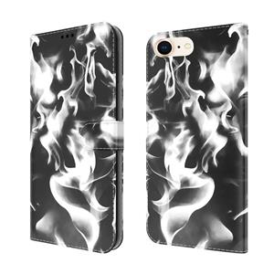 huismerk Cloud Fog Pattern Horizontale Flip Leren Case met Houder & Card Slot & Portemonnee voor iPhone SE 2020 & 8 & 7