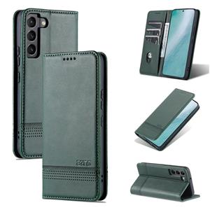 Voor Samsung Galaxy S22 AZNS magnetische kalfstructuur horizontale flip lederen telefoonhoes