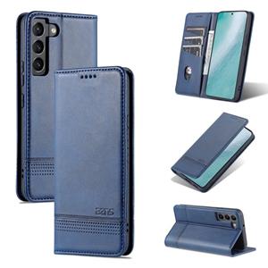 Voor Samsung Galaxy S22 AZNS magnetische kalfstructuur horizontale flip lederen telefoonhoes