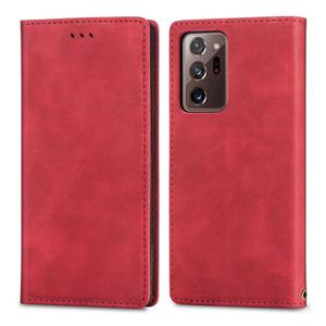 huismerk Voor Samsung Galaxy Note20 Ultra Retro Skin Feel Business Magnetische Horizontale Flip Lederen Case met Houder & Kaart Slots & Portemonnee & Foto Fram