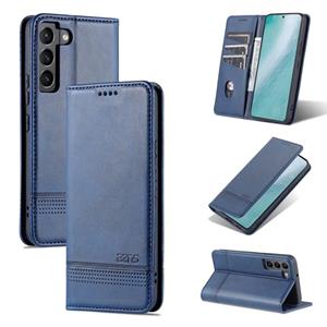 Voor Samsung Galaxy S22 + AZNS magnetische kalfstructuur horizontale flip lederen telefoonhoes