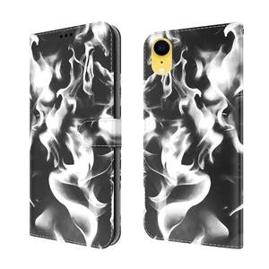 huismerk Cloud Mist Patroon Horizontale Flip Leren Case met Houder & Card Slot & Portemonnee voor iPhone XR