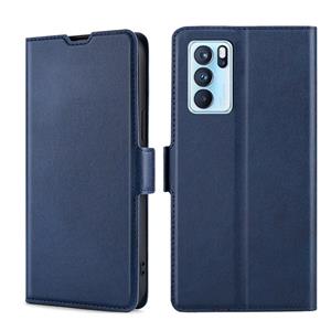 huismerk Voor Oppo Reno6 Pro Ultra-Dunne spanningzijde Buckle Horizontal Flip Leather Phone Case