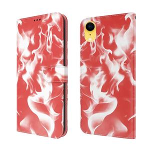 huismerk Cloud Fog Patroon Horizontale Flip Lederen Case met Houder & Card Slot & Portemonnee voor iPhone XR